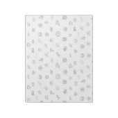 ホッケーファナティックホッケーチームのロゴウォーターマークパッド ノートパッド (回転)