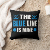 ホッケーブルーライン クッション (ブランケット)