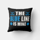 ホッケーブルーライン クッション (裏面)