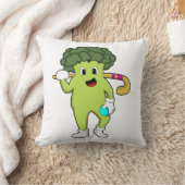 ホッケーブロッコリーこうもり クッション (ブランケット)