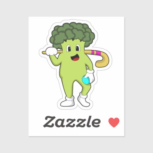 ホッケーブロッコリーこうもり シール (シート)