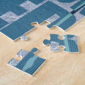 ホッケープレイヤーが水中を歩く ジグソーパズル (側面)