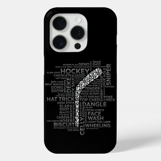 ホッケープレイヤーとスラング Case-Mate iPhoneケース (裏面)