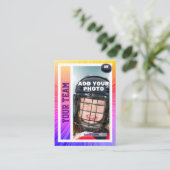 ホッケープレイヤーのトレーディングカード土産 |カラーレイ コーリングカード (スタンド正面)