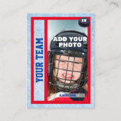 ホッケープレイヤーのトレーディングカード土産 コーリングカード (正面)