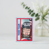 ホッケープレイヤーのトレーディングカード土産 コーリングカード (スタンド正面)