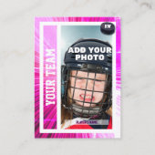 ホッケープレイヤーのトレーディングカード土産 |ピンクレイ コーリングカード (正面)