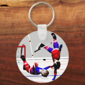 ホッケープレイヤーアクション キーホルダー (正面)