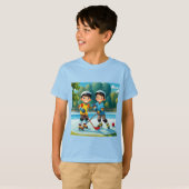 ホッケープレイヤーブラザーズ Tシャツ (正面フル)