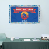 ホッケープレイヤー誕生日パーティー 横断幕 (トレードショー)