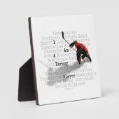 ホッケープレイヤー フォトプラーク (正面)