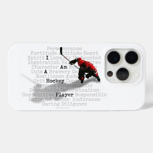 ホッケープレイヤー Case-Mate iPhoneケース (裏面 (横))