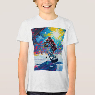 ホッケープレーヤーのゴール トライブレンドTシャツ