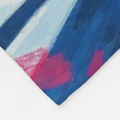 ホッケープレーヤーのゴール フリースブランケット (角)