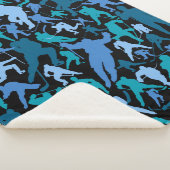 ホッケープレーヤーのパターン シェルパブランケット (3/4)