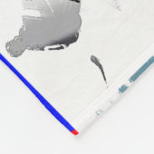 ホッケープレーヤーのライフ – Ice Hockey フリースブランケット (角)