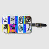 ホッケープレーヤーのライフ – Ice Hockey ラゲッジタグ (正面横)