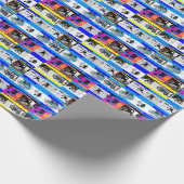 ホッケープレーヤーのライフ – Ice Hockey ラッピングペーパー (角)