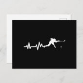 ホッケープレーヤーハートビートアイスホッケー シーズンポストカード (正面/裏面)