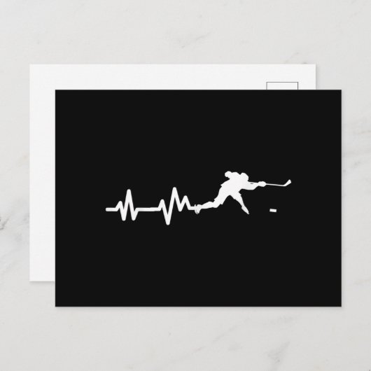 ホッケープレーヤーハートビートアイスホッケー シーズンポストカード (正面/裏面)