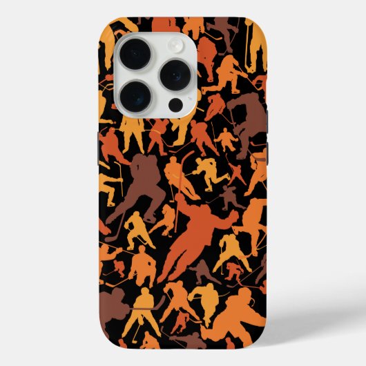 ホッケープレーヤーパターン Case-Mate iPhoneケース (裏面)