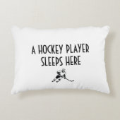 ホッケープレーヤー枕 アクセントクッション (正面)