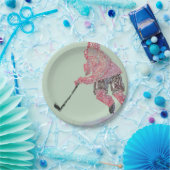 ホッケープレーヤー ペーパープレート (パーティー)