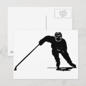 ホッケープレーヤー ポストカード (正面/裏面)