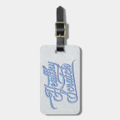 ホッケーヘルシースクラッチカスタマイズ可能な荷物 ラゲッジタグ (正面縦)