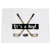 ホッケーベビー男の子ホッケースティック ラージペーパーバッグ (正面)