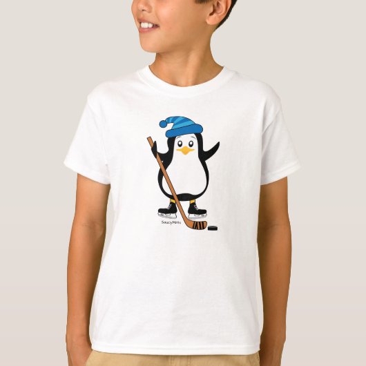 ホッケーペンギンキッズホッケーシャツ Tシャツ (正面)