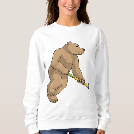ホッケーホッケーでベアこうもり スウェットシャツ (正面)