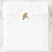 ホッケーホッケーでベアこうもり ラウンドシール (バッグ)