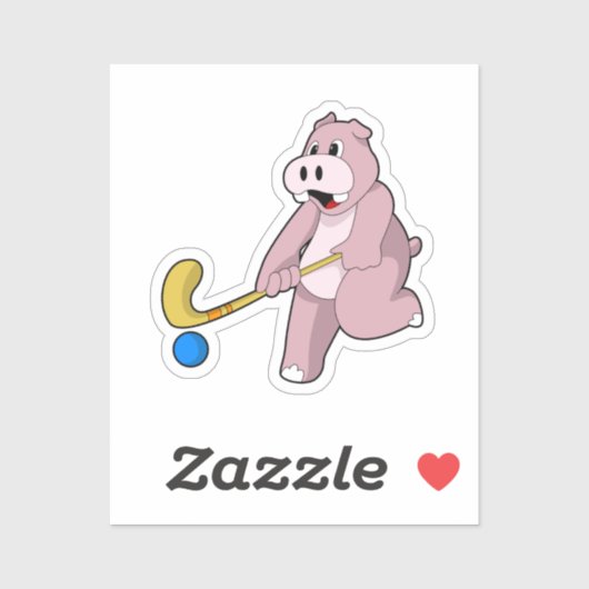 ホッケーホッケーのヒッポこうもり シール (シート)