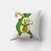 ホッケーホッケーアボカドこうもり クッション (裏面)