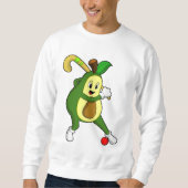 ホッケーホッケーアボカドこうもり スウェットシャツ (正面)