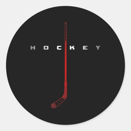 ホッケーホッケー ラウンドシール (正面)