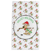 ホッケーホリデイズホッケードッグスモール抱き枕 スモールペーパーバッグ (正面)