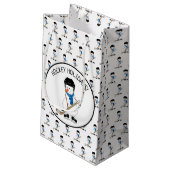 ホッケーホリデイズホッケー雪だるまスモール抱き枕 スモールペーパーバッグ (裏面アングル)