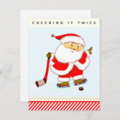 ホッケーホリデークリスマスカード シーズンカード (正面/裏面)