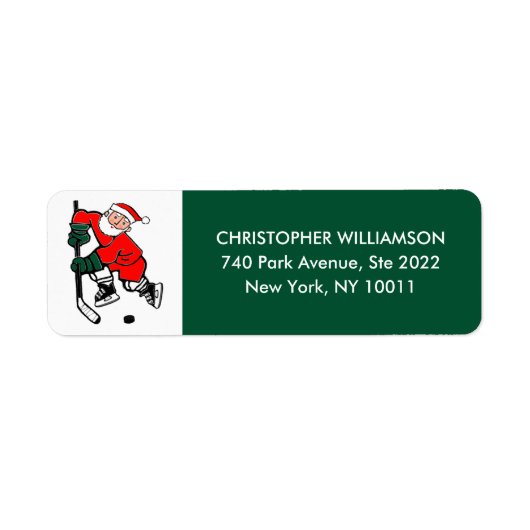 ホッケーホリデーラベル ラベル (正面)