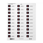 ホッケーホリデー ラベル (フルシート)