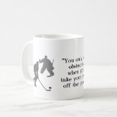 ホッケーマグことわざ コーヒーマグカップ (正面左)