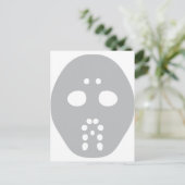 ホッケーマスク ポストカード (スタンド正面)