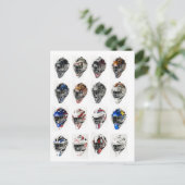 ホッケーマスク ポストカード (スタンド正面)