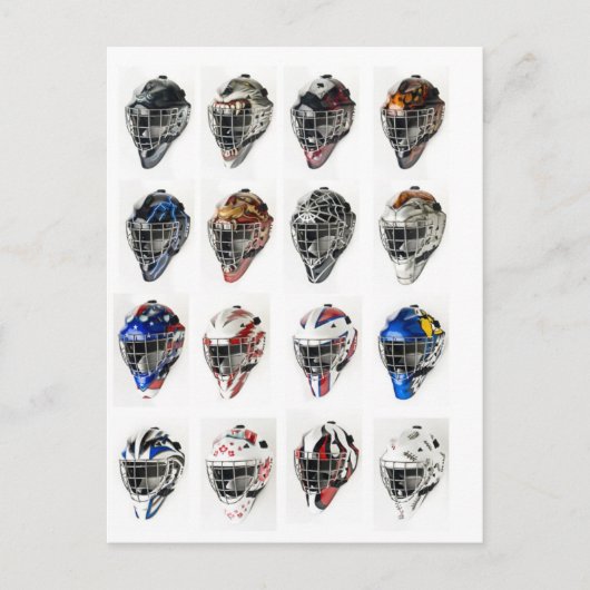 ホッケーマスク ポストカード (正面)