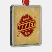 ホッケーママのクリスマスオーナメント、ツリー装飾 セラミックオーナメント (右)