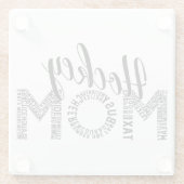 ホッケーママの悩み ガラスコースター (裏面)