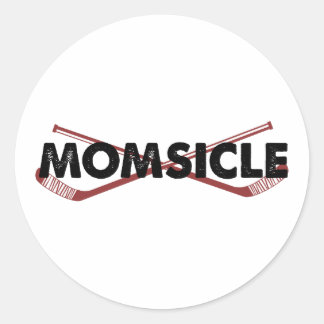 ホッケーママの迷子 ラウンドシール