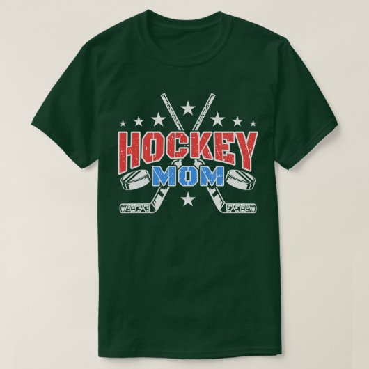 ホッケーママアイスホッケー Tシャツ (デザイン正面)